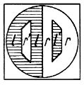 Gesichtsfeld des Kontrastphotometers